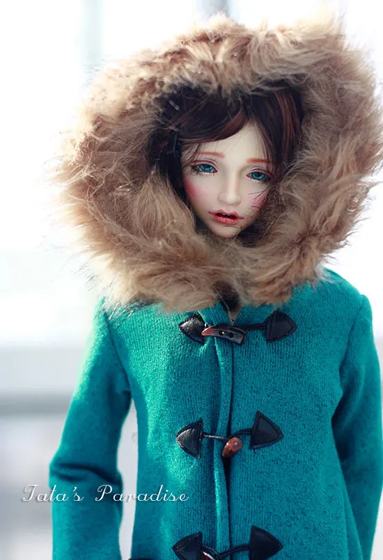 1/3 scale BJD clothes accessories Fur collar Hooded coat for BJD/SD doll clothing,Not included doll,shoes,wig,and other 1193