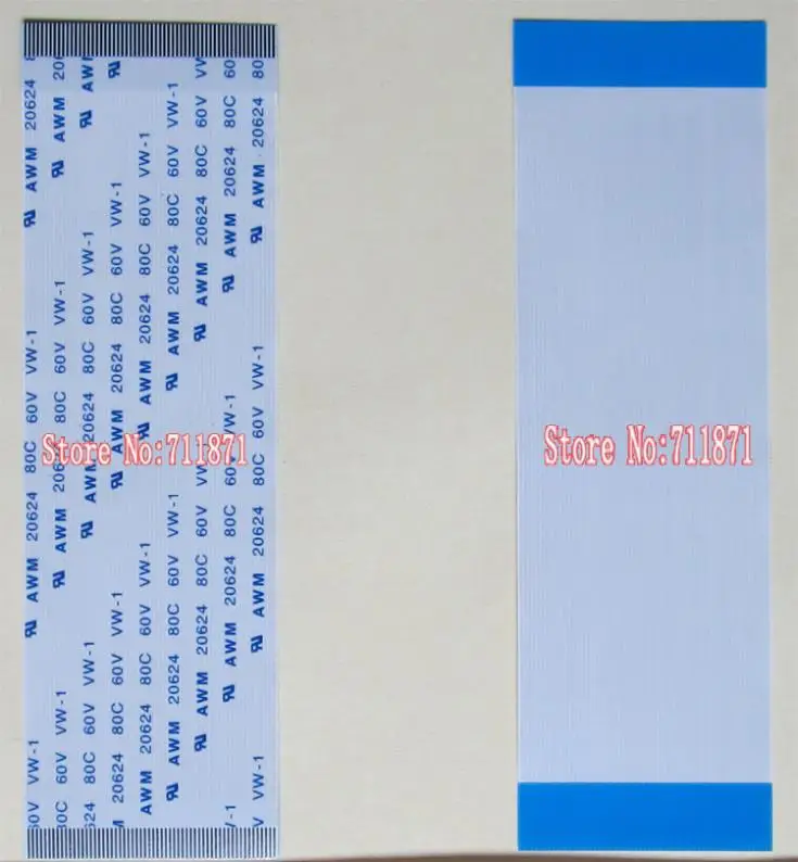 

ЖК- или светодиодный 60-контактный кабель TTL FFC для подключения в тем же плоскости 250 мм Длина 0,5 мм Шаг 60P Гибкий плоский кабель FFC Line