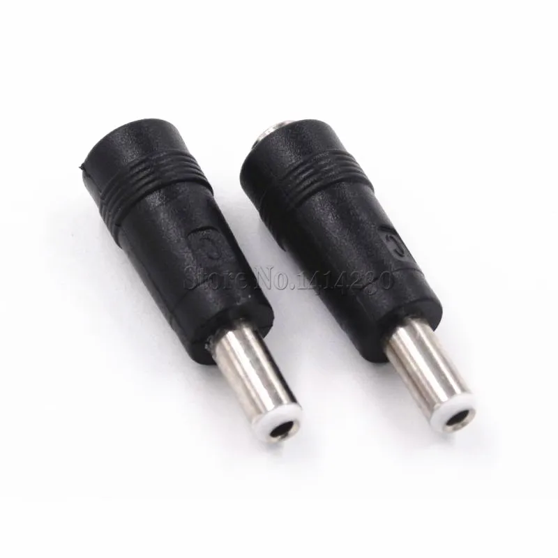 Connector For Dc Power Adapter Connector Plug Conversion Head Jack Female Socket 5.5*2.1mm Turn To Male 5.5*2.5mm