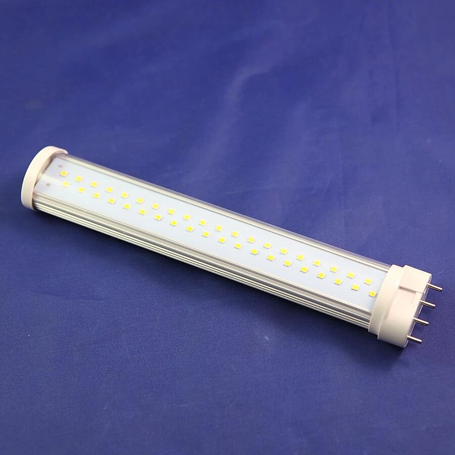 2PCS 2G11 GY10Q Lamp Milky White / Transparent LED PL Tube Bulb Lights Plug In Clear 10W 12W 15W 25W SMD2835 2100-2300lm