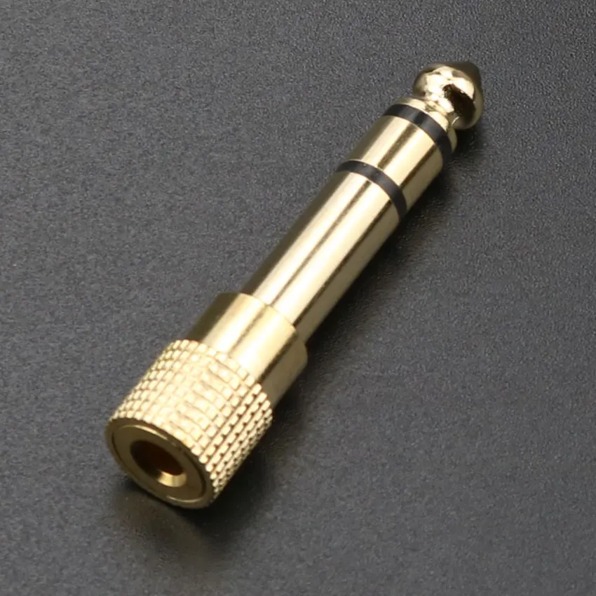 YuXi Jack 6.5 6.35mm Male Plug to 3.5mm Female Connector Headphone Amplifier Audio Adapter Microphone AUX 6.3 3.5 mm Converter