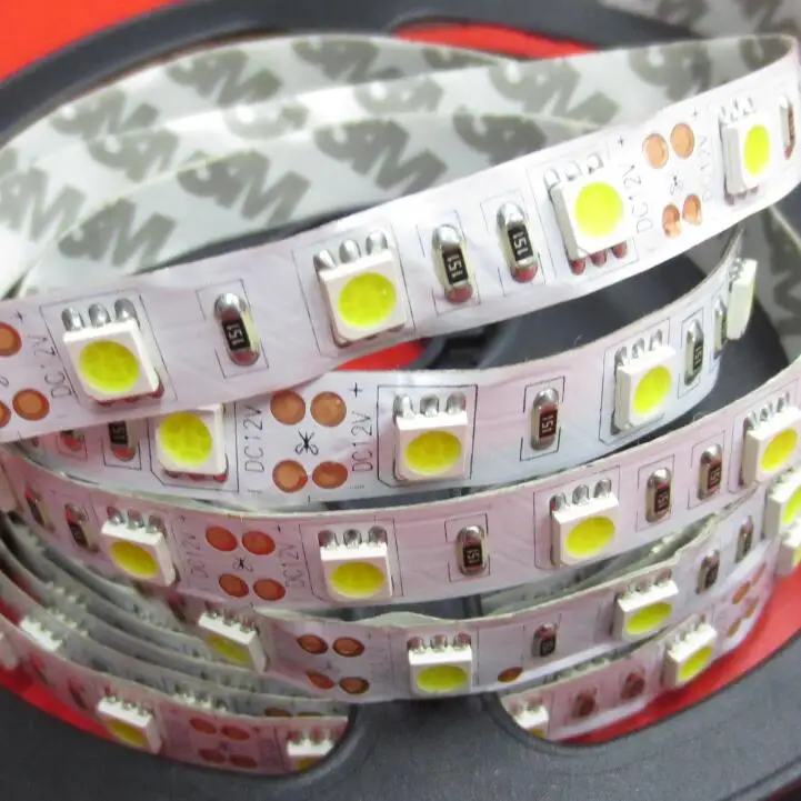 

SMD 5050 LED Strip 5M 60led/m DC 12V Flexible Ribbon Diode Tape RGB White Warm White Red Green Blue Yellow Light