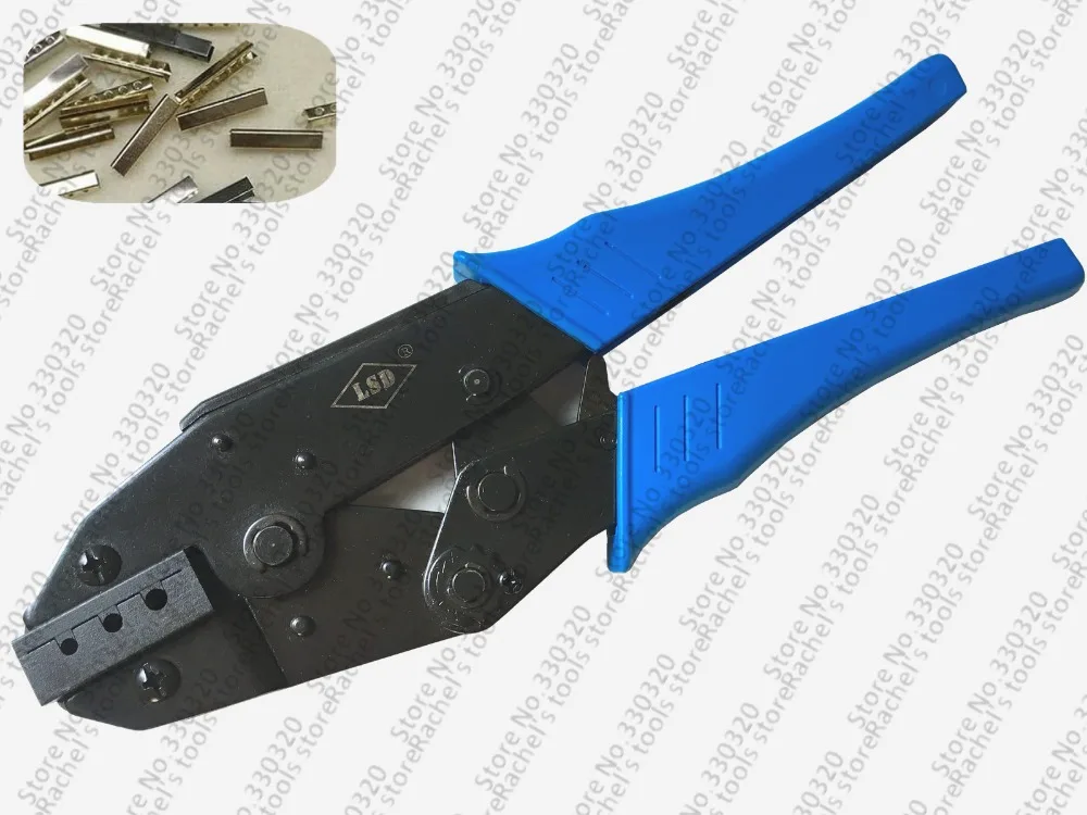 Hand aglet Crimping Tools,crimper tool for attach metal sheath aglets to the end of laces