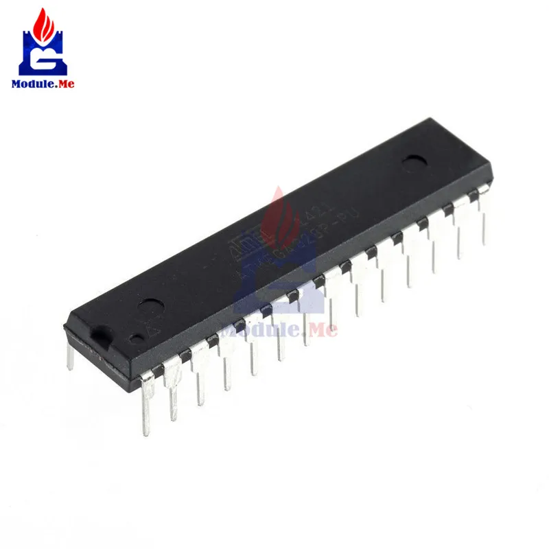 1 PC ATMEGA328P ATMEGA328 ATMEGA328P-PU DIP-28 Microcontroller For Arduino  Bootloader Microcontroller Module IC Chips