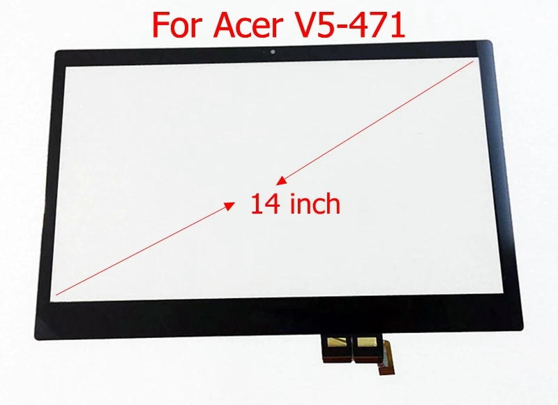 

STARDE запасной ЖК-дисплей для Acer V5-471G V5-471, ЖК-дисплей кодирующий преобразователь сенсорного экрана в сборе 14"