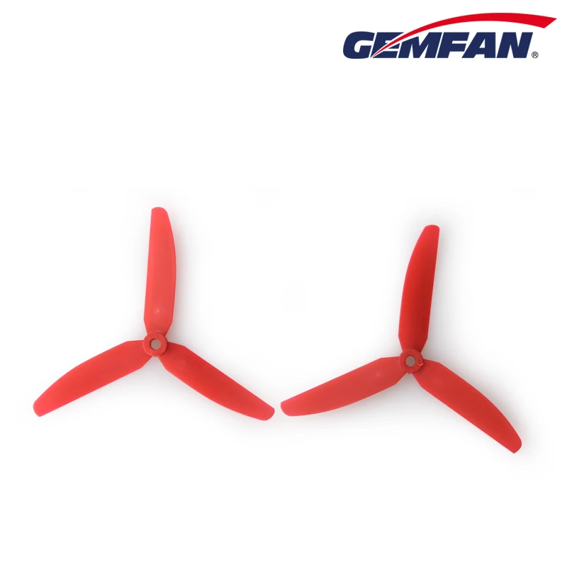 4Pair/8 sztuk rekwizyty 5040 3 ostrze 5x4x3 CW śmigło CCW z włókna szklanego Gemfan 5 cal dla Mini FPV Racing Quad ZMR250 rekwizyty części wymienić