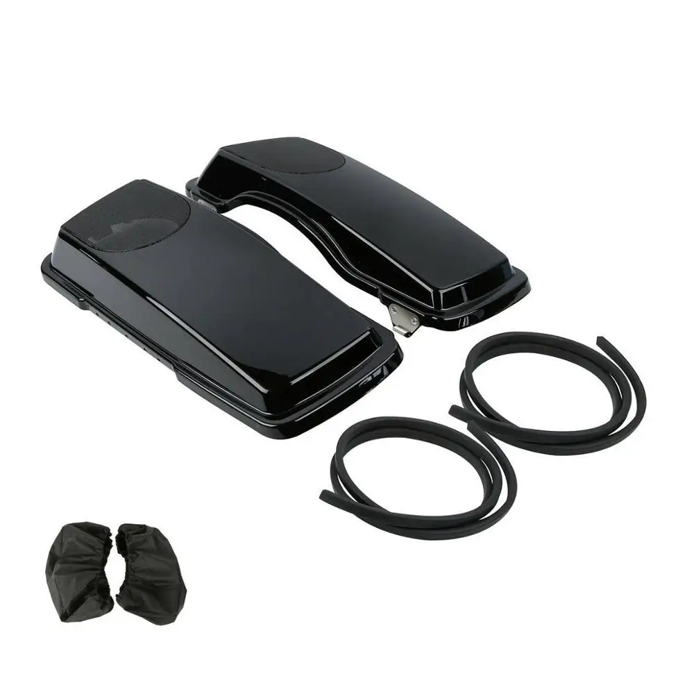 Motorcycle 5x7'' Saddlebag Speaker Lids For Harley Touring Road Street Glide FLH FLTR FLHX FLHR 1993-2013