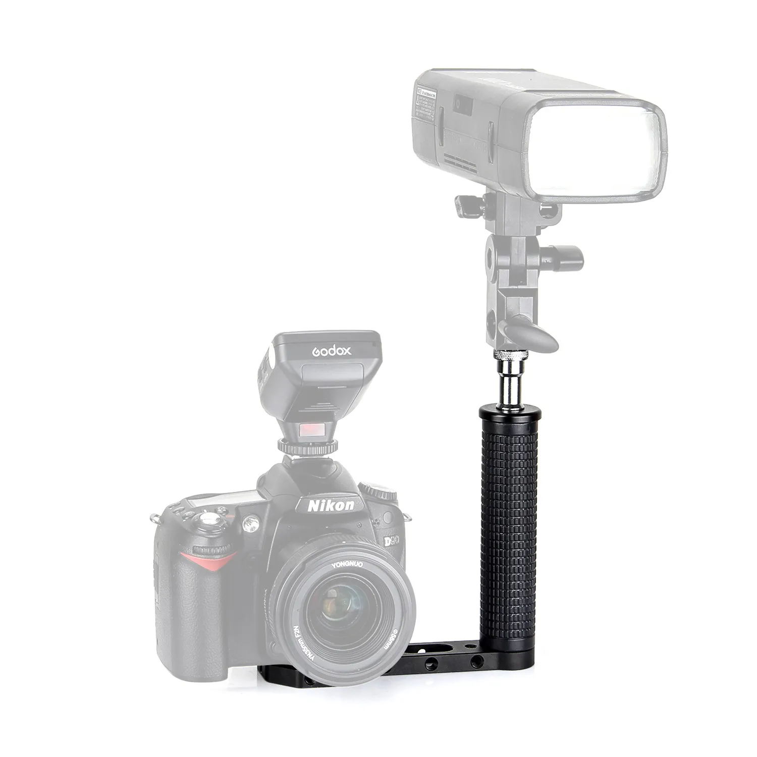 On Camera Flash Bracket Grip for Godox AD200