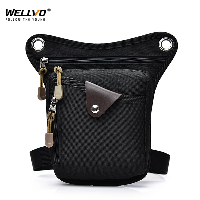 Riding Bike Waist Pack Leg Bag Nylon Digital Printing Multifunctional Over the Shoulder Messenger Bag Crossbody Bags Men XA171WC