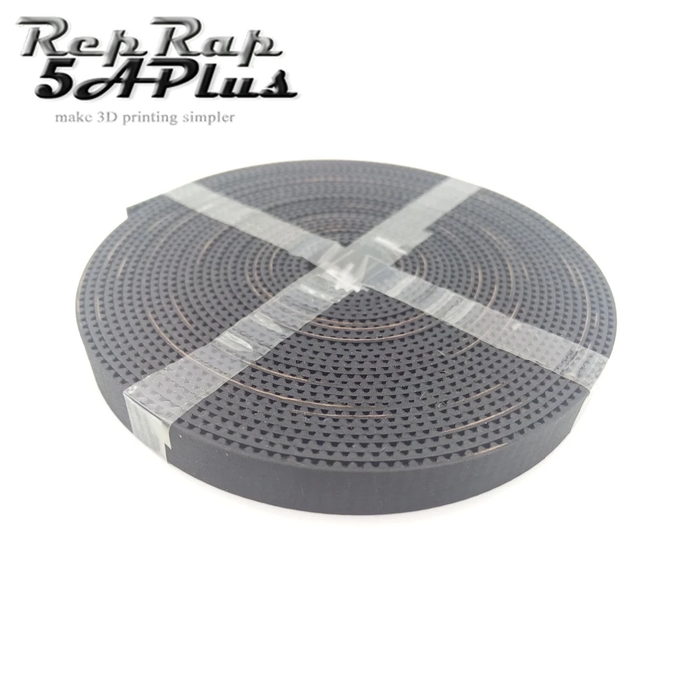 GT2 10mm Open Timing Belt 10mm Width GT2 Fiberglass Belt Rubber 5 Meters Length Wholesale 3D Printer Parts