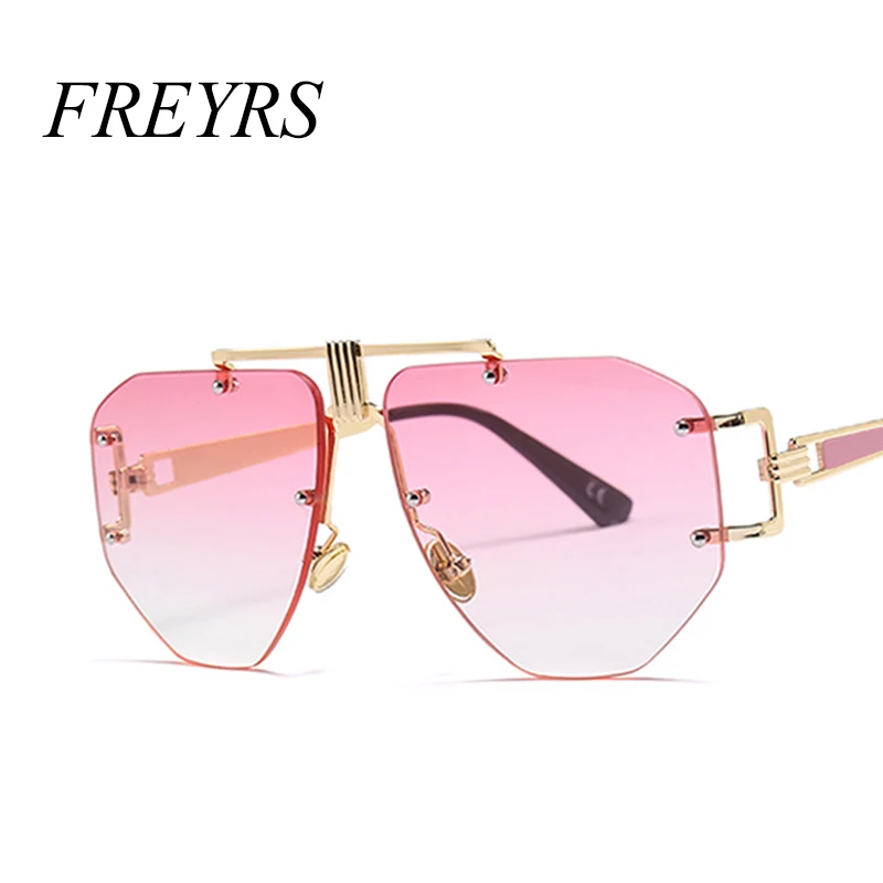 

Pink Oversized Sunglasses Women Fashion Vintage Blue Brown Big Shades For Women Brand Square Sun Glasse For Female 5279F