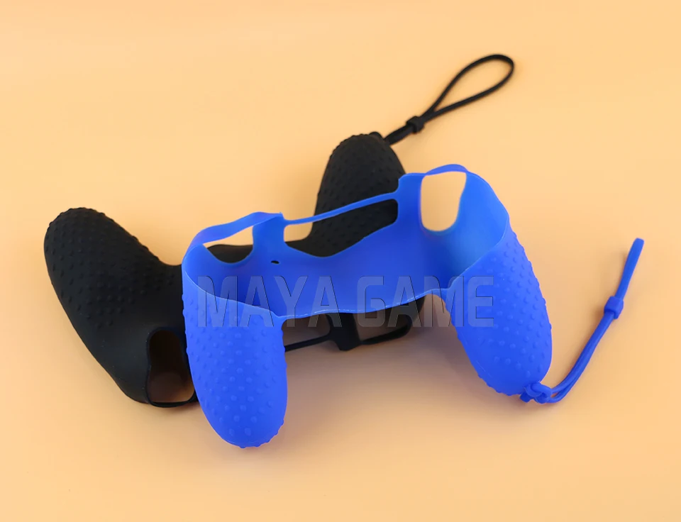 OCGAME 30 шт./лот Новинка силиконовый резиновый мягкий гелевый кожаный чехол с ремешком для PS4 защитный чехол с ручкой