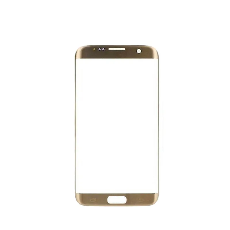 Cristal frontal de pantalla táctil para Samsung Galaxy S7 Edge G935 G935F, cristal externo, adhesivo de repuesto