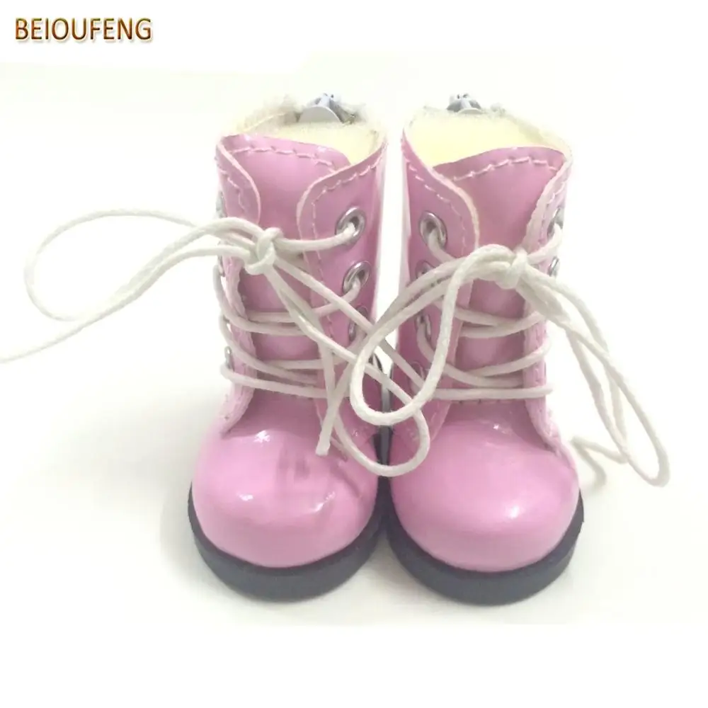 BEIOUFENG 5CM Toy Shoes 1/6 BJD Doll Shoes for Fabric Dolls,Causal Sneakers Shoes Doll Boots Dolls Accessories 12 Pairs/Lot