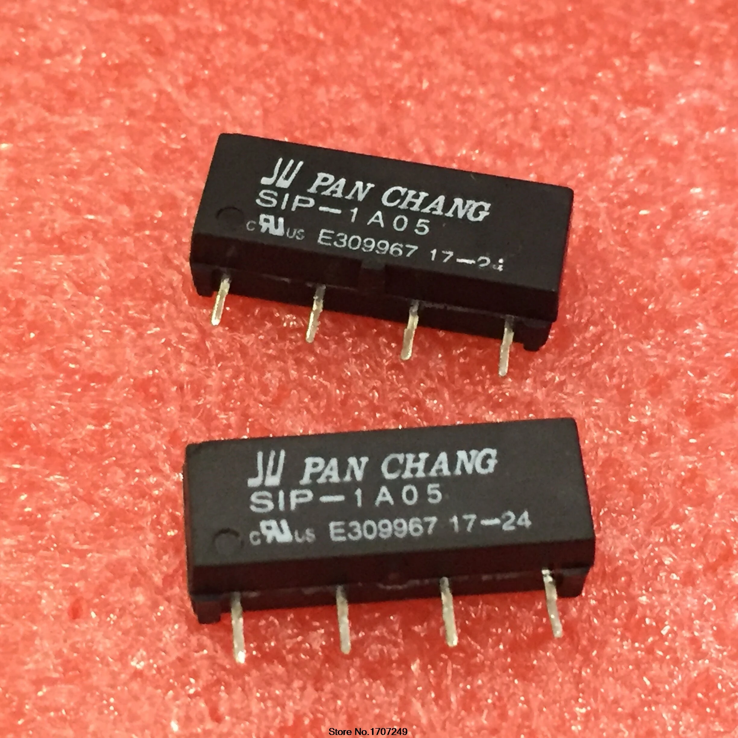 Original Pan Chang Reed Relé 100 Peças Sip1a05 5v Miniatura Pinos Único em Linha Pacote Normalmente Aberto Sip-1a05 100 Novo