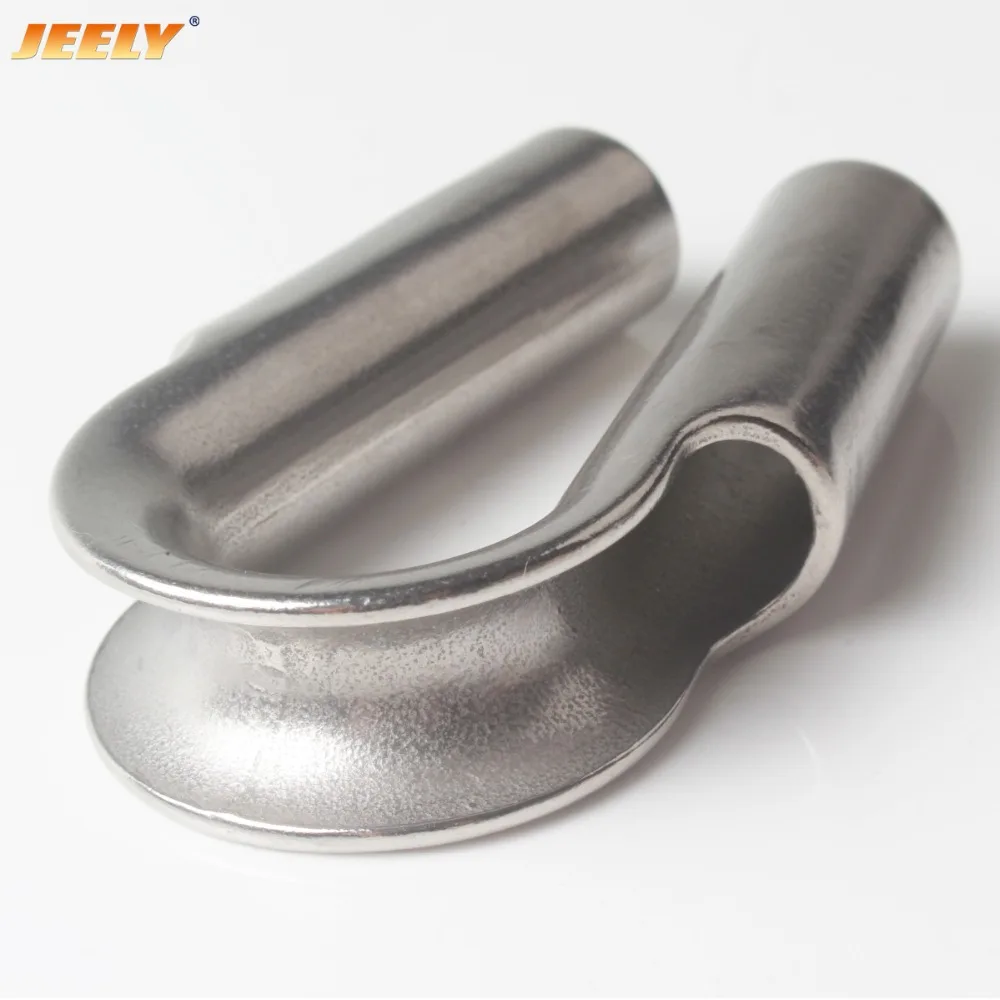 

JEELY 8MM/10MM/12MM/15MM/22MM Stainless Steel Tube Thimble For Winch Rope