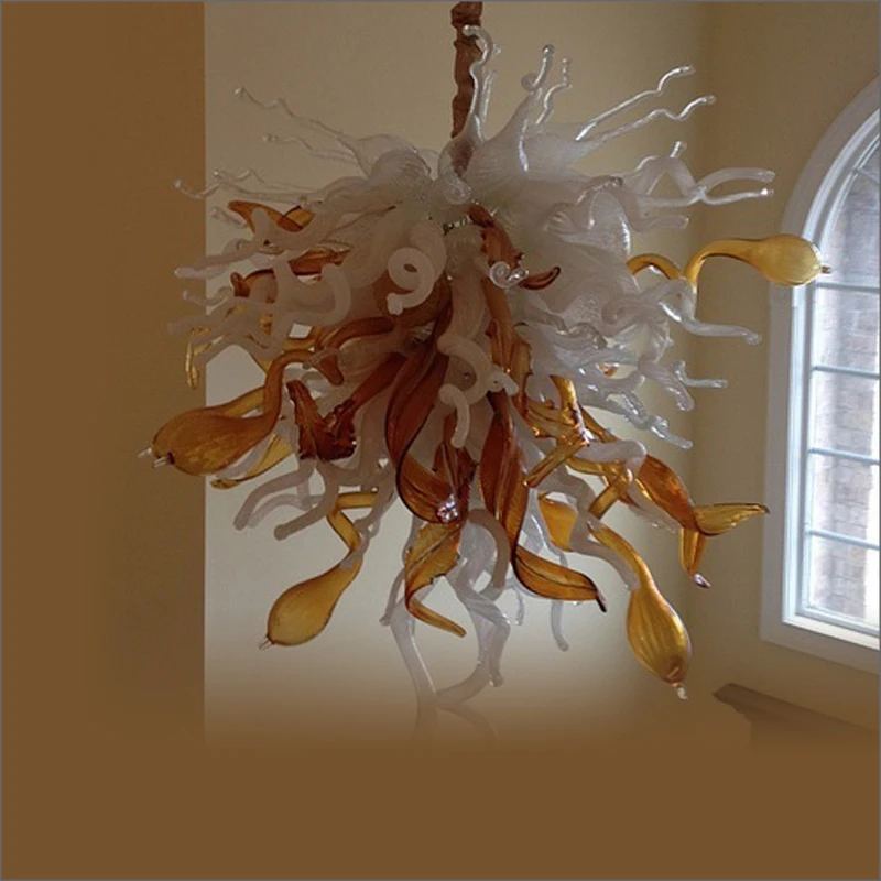 

Custom Decorative Handmade Blown Glass Chihuly Chandelier Blown Glass Hotel Foyer Chandelier