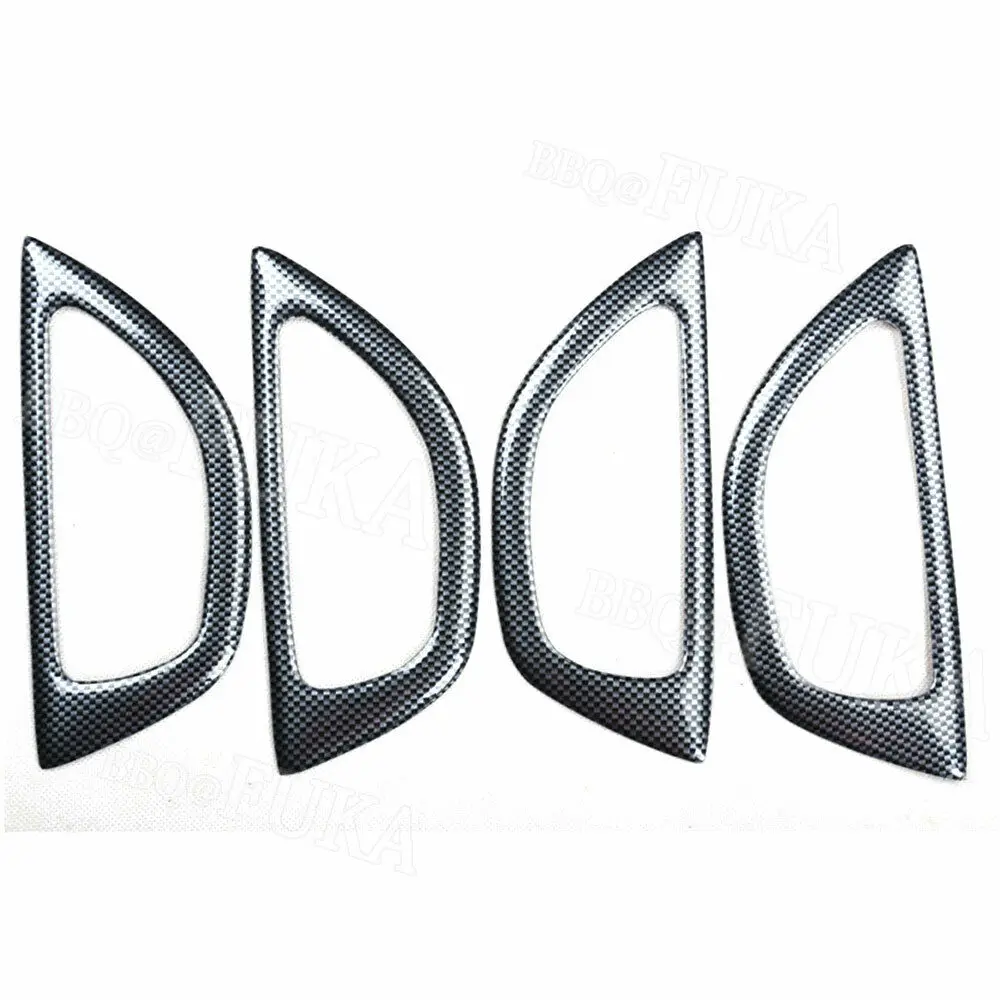4PCS ABS Car Interior Inner Door Handle Cover Bowl Trim Catch For Honda Fit 2008-2013