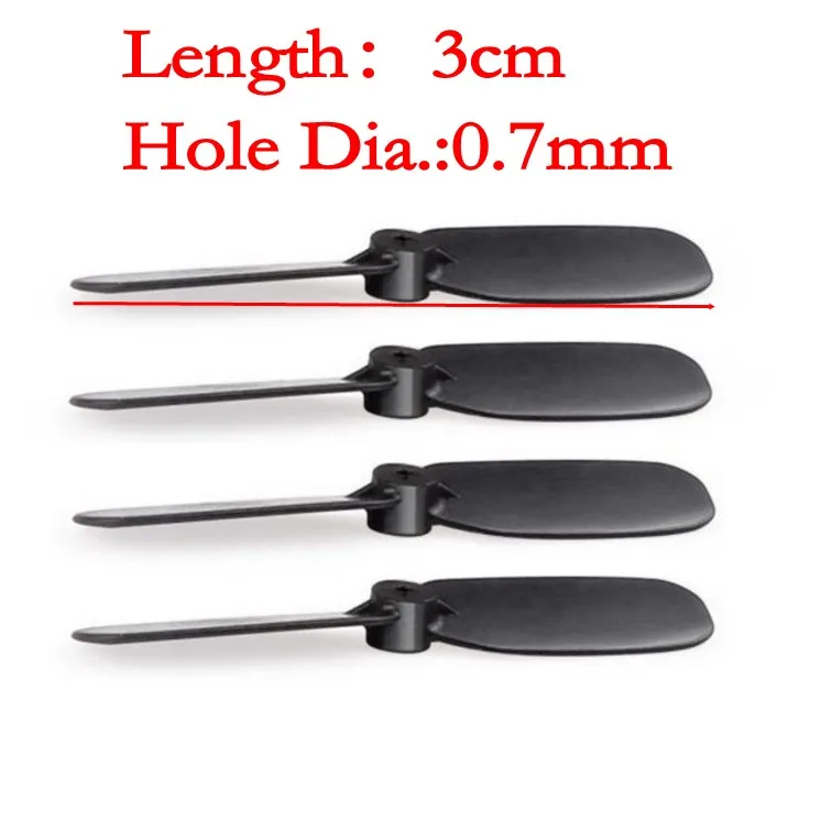 

4pcs as showing 3cm 30mm 0.7mm Tail Blades Rotors DIY R/C S107G S105G S108G S109G S102G Helicopter Model DIY Spare Parts Access