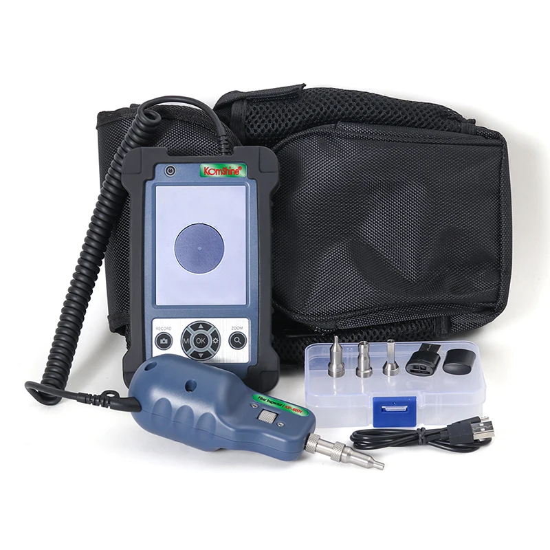 TIP-600V Fiber Video Inspection Probe and Microscope Optic End Face Inspection Fiber Connector Detector Microscope