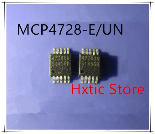 NEW 10PCS/LOT MCP4728-E/UN MCP4728 4728 4728UN MSOP10 DAC 12BIT W/I2C IC