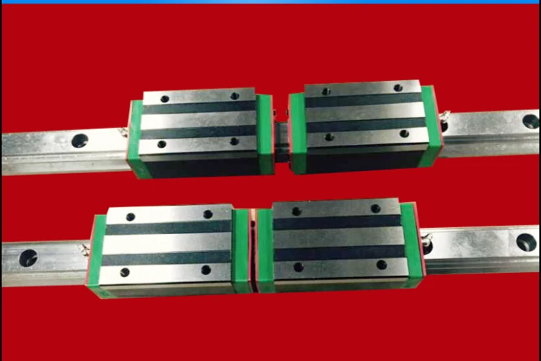 2 piezas de carril lineal HGR20-600mm de Taiwán hiwin con carro HGH20CA de 4 piezas