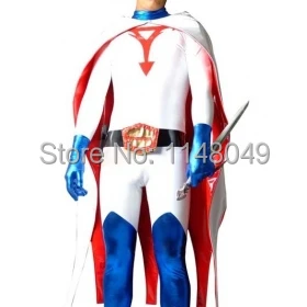 Gatchaman Shiny Superhero Zentai Suit Halloween Costume