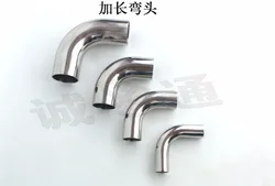 Free shipping 304 Sanitary Stainless Tri Clamp 90 Degree Elbow