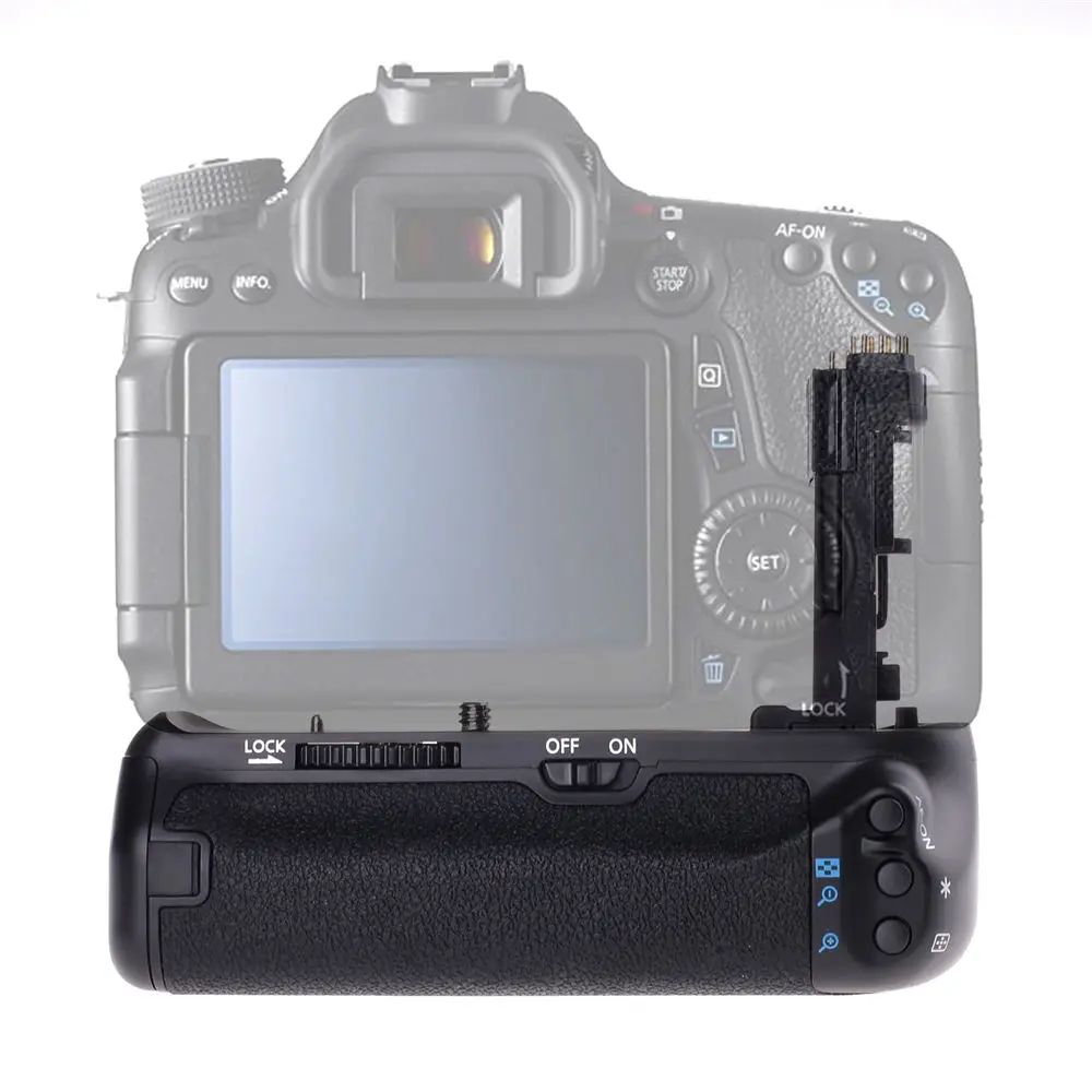 Battery Grip Pack Holder For Canon 70D 80D DSLR Camera As BG-E14