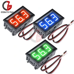 0.56 Inch LED DC Digital Voltmeter Voltage Meter 3 Bit 3 Wire DC 4.5V-28V Motrocycle Car Volt Battery Capacity Tester 5V 12V 24V