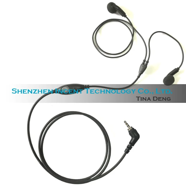 

VOIONAIR 2pcs/lot Ear Bud Double Earphone Headset Speaker For Motorola MTH650 MTH800 MTH850 MTP850