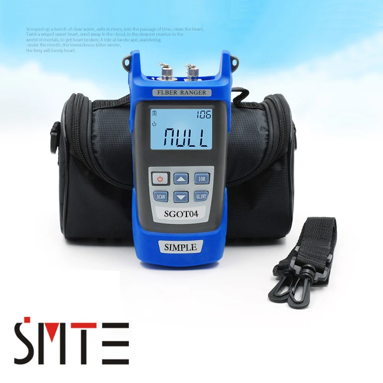 

SeemeTech SGOT04 Handheld OTDR 60KM Fiber find fault tester 1310or1550nm Fiber breakpoint detector with VFL FC/SC Connector