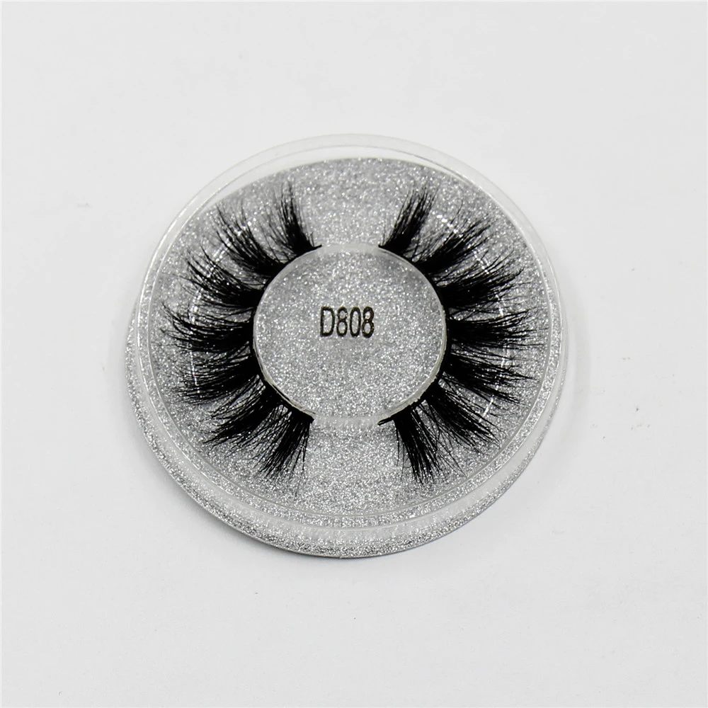 Eyelashes 3D Mink Lashes Cross Thick Natural fake eyelashes Professional Makeup Eye Lashes Dramatic False Eyelash extension D808