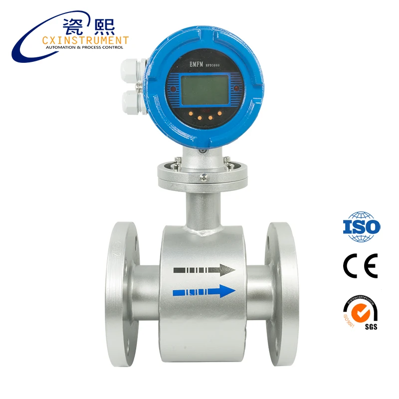 DN10 Diameter 0.16-2.5m3/h Flow Range Syrup Flow Meter