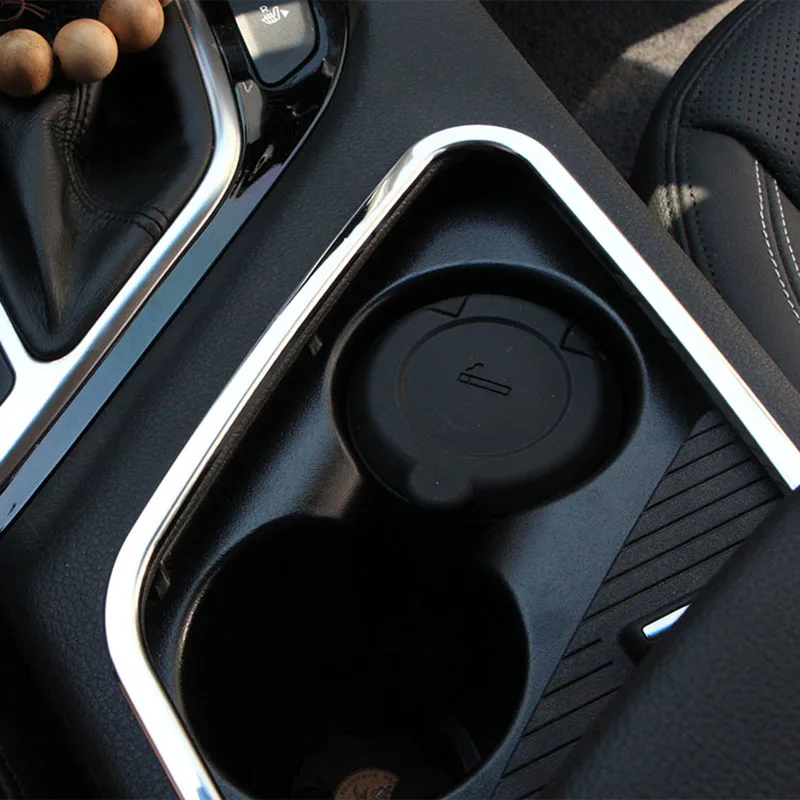 Mirror Stainless Interior Accessories Armrest Cup Holder Frame Panel Trim Cover for Kia Optima 2011 2012 2013 2014 2015