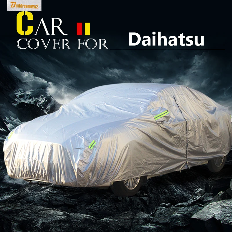 Buildreamen2 Car Cover Outdoor Sun Snow Rain Scratch Resistant Cover Waterproof For Daihatsu Esse Materia Sirion Sonica Terios