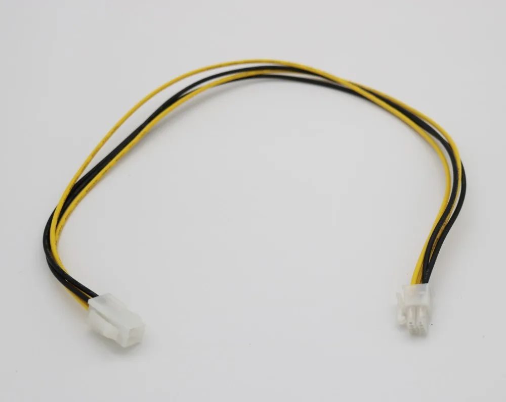 1pcs 4-Pin 2x2 12V Power Supply Extension Cable/Cord Male to Female EPS 4P ATX Motherboard CPU 50cm