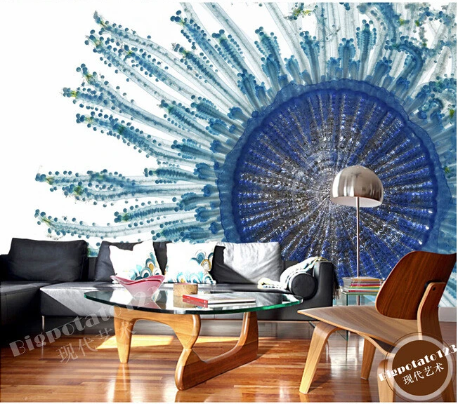 

The custom 3D murals,Microbial microscopic photography in water papel de parede,living room sofa TV wall bedroom wall paper