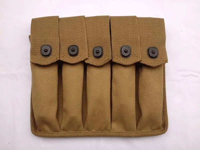 WWII US Amry Thompson Magazine Pouch 5 Cell 30 Rounds - US052