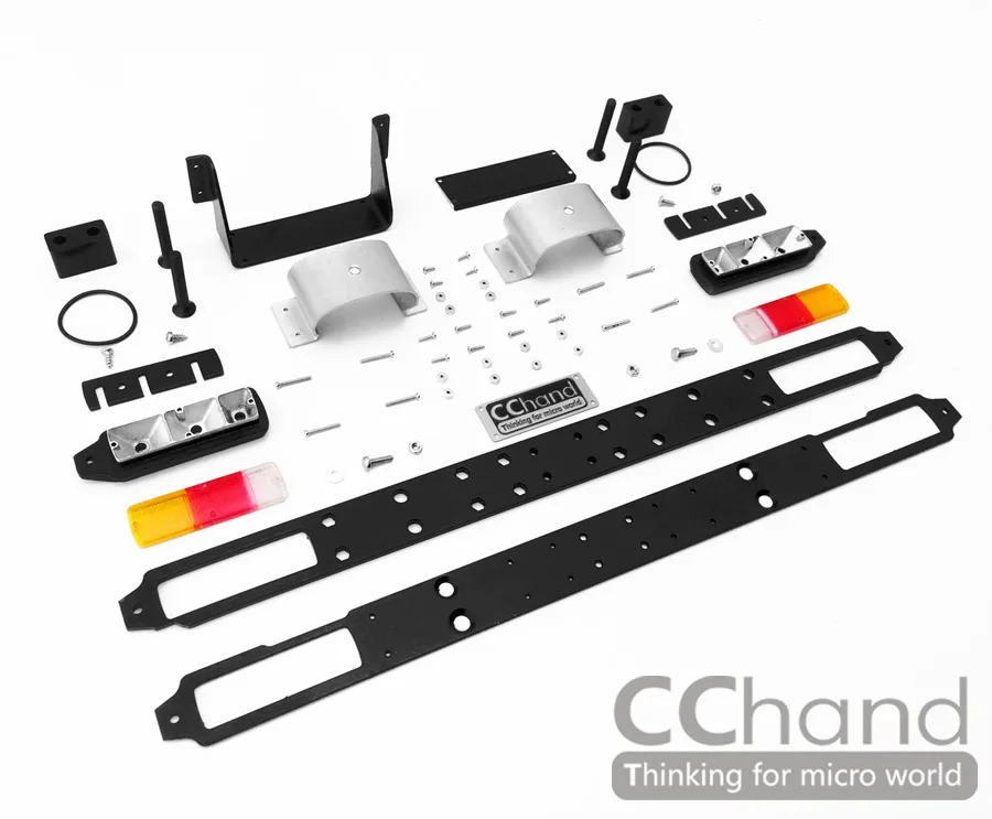 CChand RC4WD 1/10 Gelande II Cruiser/FJ40 Late Metal Back Bumper RC car toy