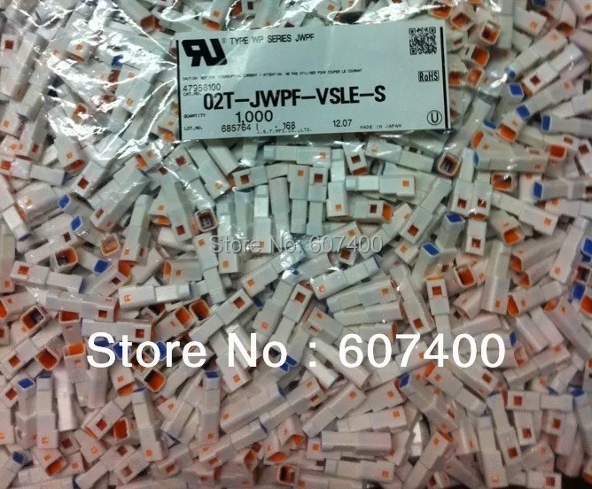 

02T-JWPF-VSLE-S CONN HOUSING TAB JWPF 2POS 2MM JWPF Series 2.0mm Waterproof Connectors Terminals housings 100% Original parts