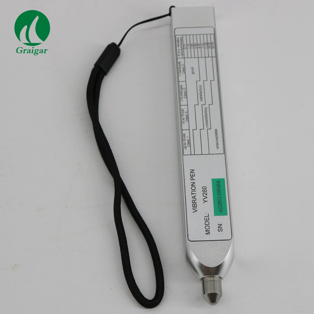 YV260 Digitale Pen Trillingsmeter Testapparatuur Handige en Draagbare Vibrometer 10Hz ~ 500Hz Accelerometer