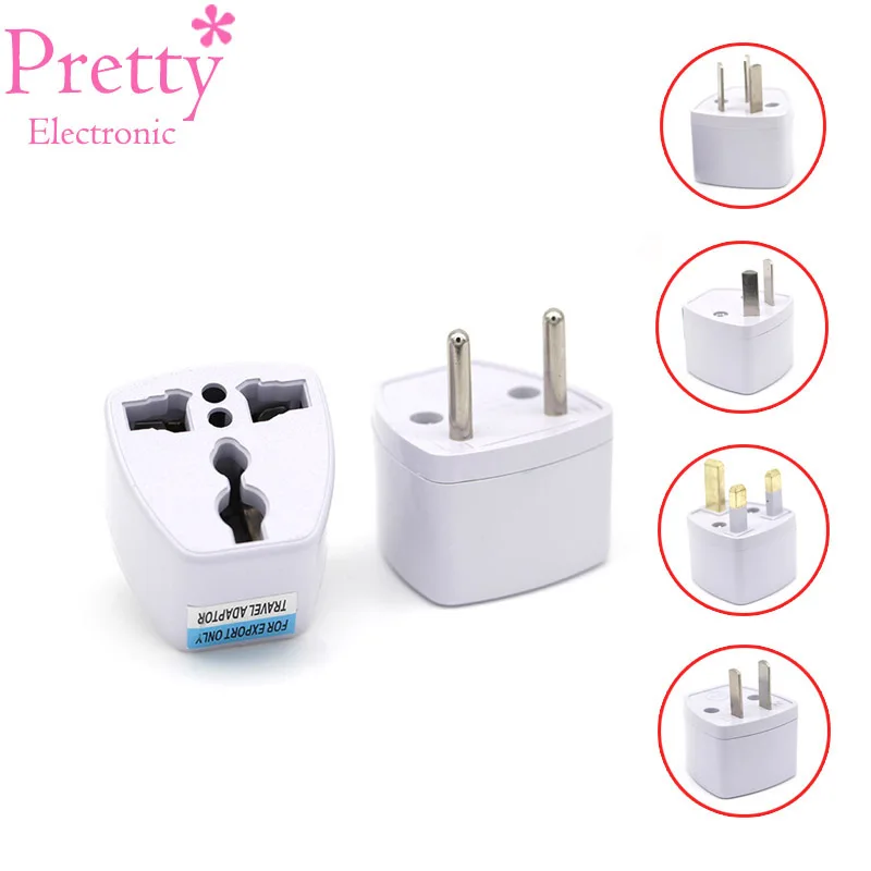 Universal Travel Power Plug Adapter EU EURO AU US to UK Small Adapter Converter Power Plug Adaptor Connector Easy To Carry