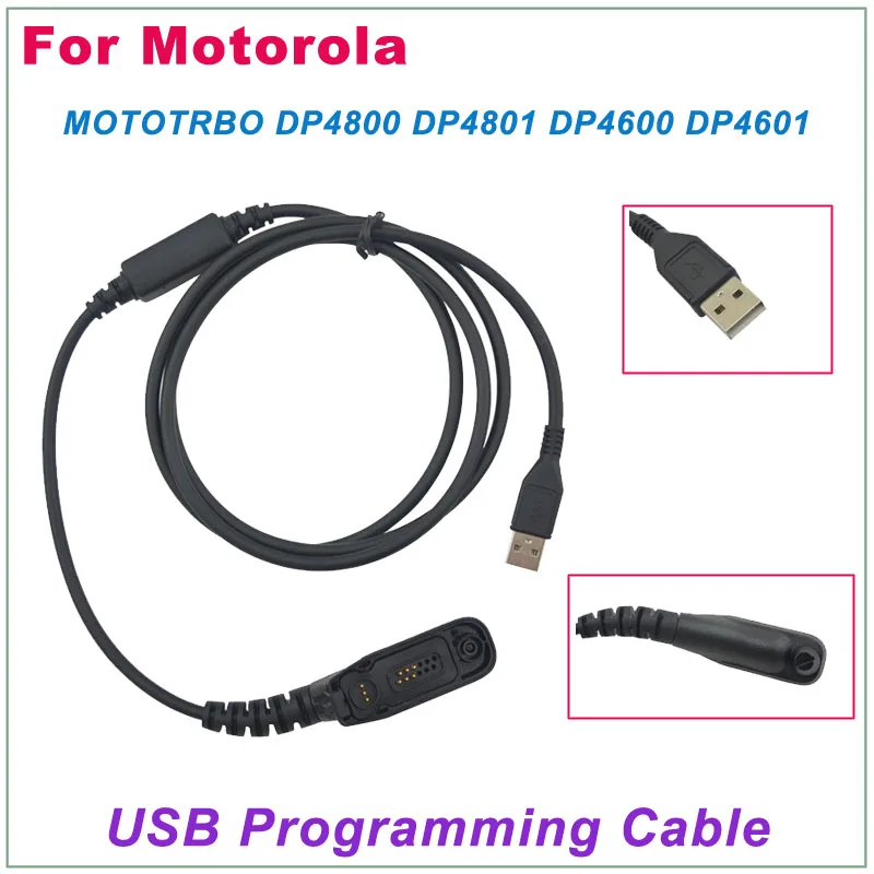 New Arrival USB Programming Cable for Motorola MOTOTRBO DP4800 DP4801 DP4600 DP4601 XiR P8268 P8260 Radio