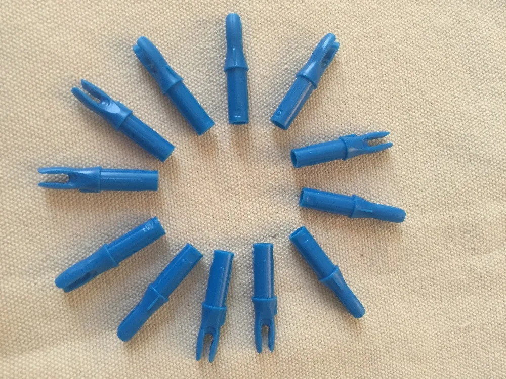 

12 Pcs arrow Nock internal Nock for ID6.2mm OD7.6mm arrow shaft with compound bow archery and hunting