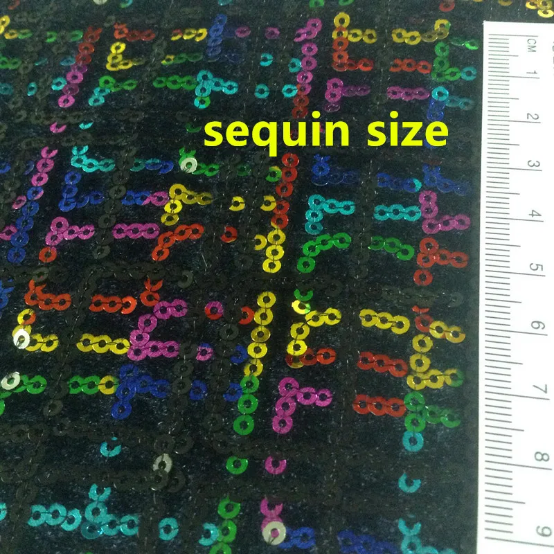 125-130cm dazzling ripstop sequined fabric, flock base fabric sequin fabric, 3 colors available,XL181114B