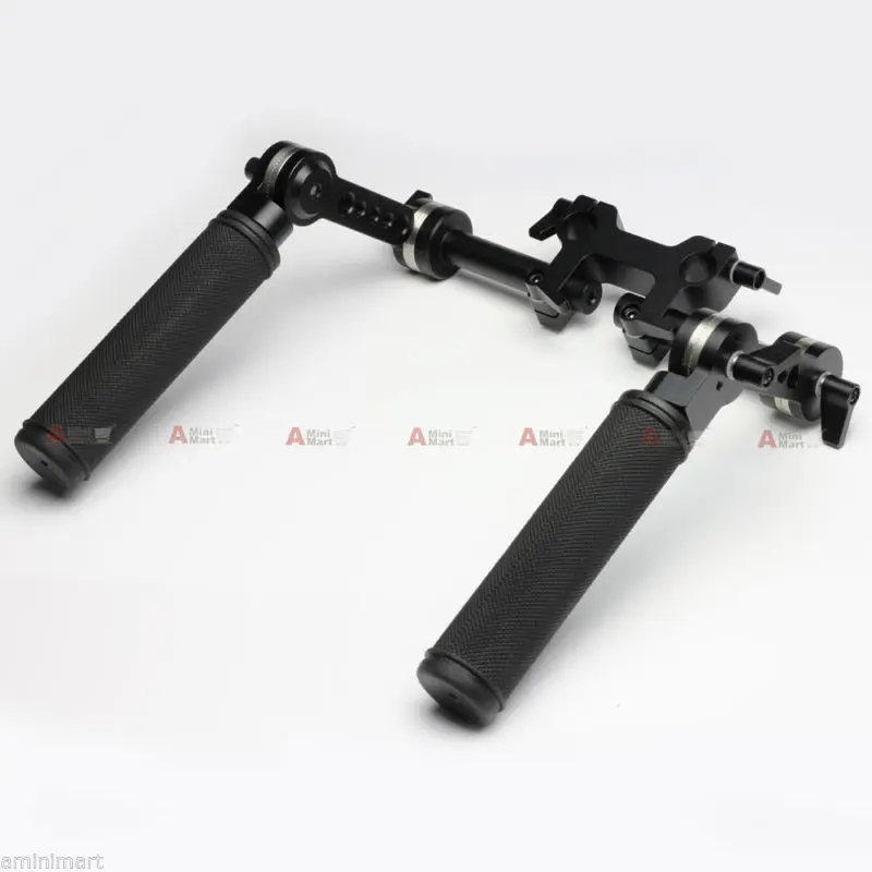 Adjustable ARRI Type Rosette Handle Grip Set fr 15mm Rod System DSLR Rig Film Video Mirrorless 4K Camera Armor Cage DIY Part