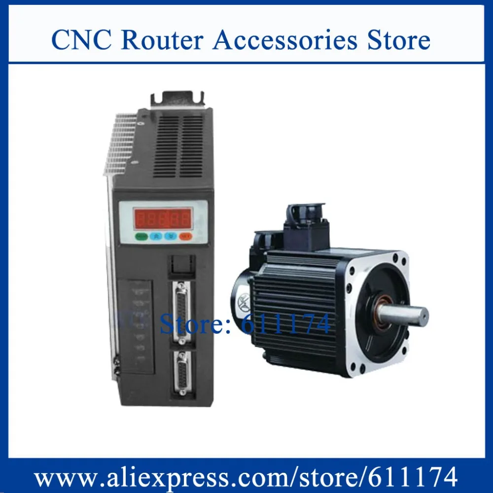 130ST-M10010 AC servo motor 1KW 10N.M 100kgf.cm 1000rpm AC Servo Motor e driver com cabo de 3 metros