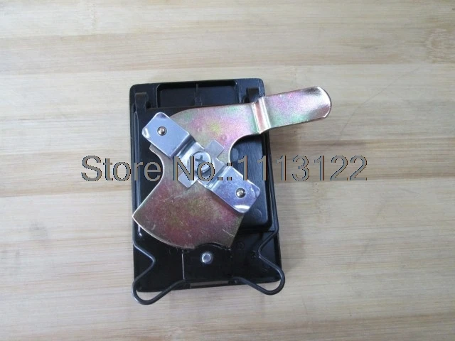 Shelf Luxury Lock wardrobe Lock can fix with long rod Industrial Lock Locking Handle Black Panel Lock 1 PC