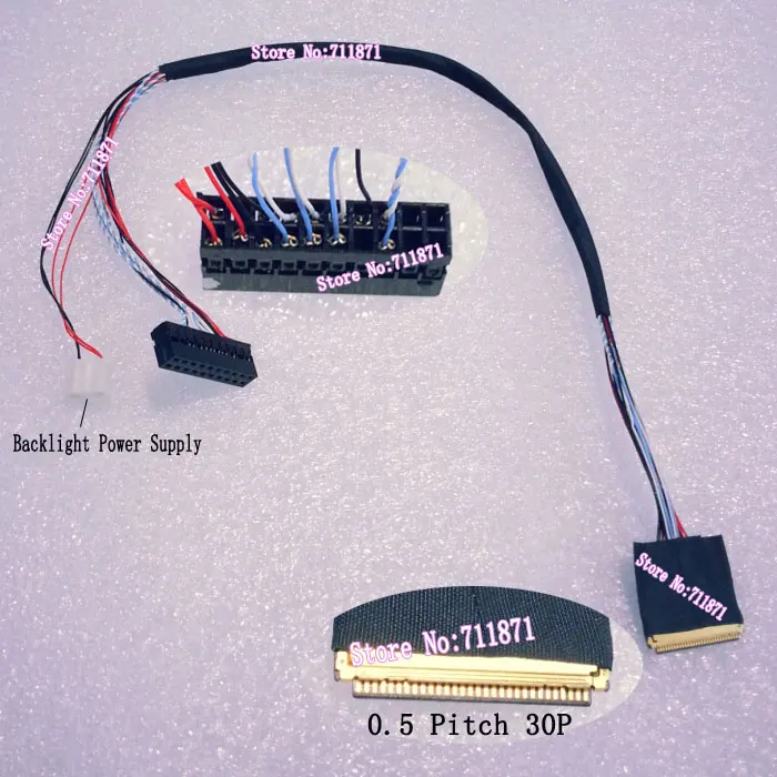 

0.5 Pitch 1ch 6it 30P I-PEX 20454 LVDS Screen Cable BI097XN02 Screen Line 20454 30Pin Pitch 0.5 LVDS 9.7 inch WLED Screen Cable